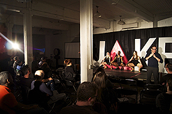 JAKE TALKS AT THE DISTILLERY LOFTS